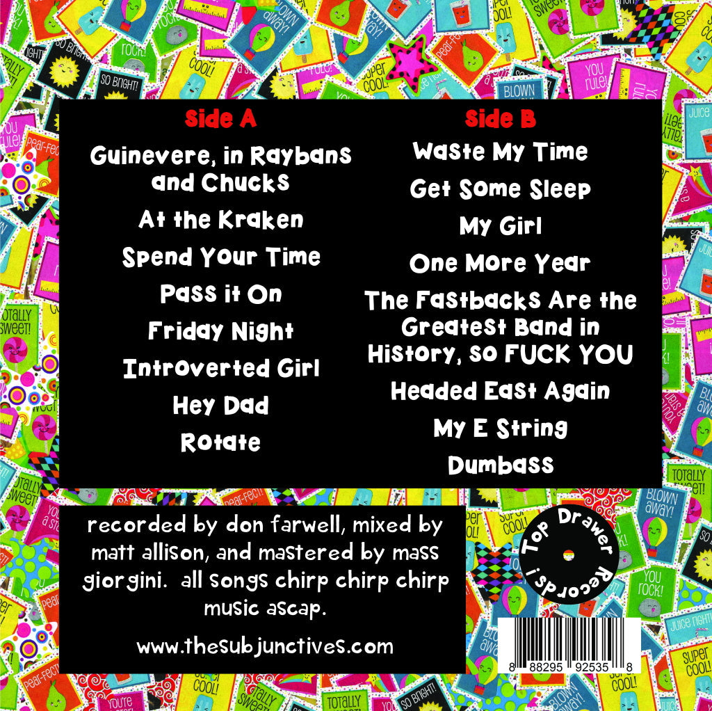 The Subjunctives - Sunshine and Rainbows CD - discounted