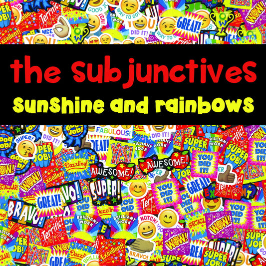 The Subjunctives - Sunshine and Rainbows CD - discounted